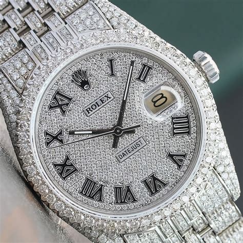 cheap iced out rolex watches|iced out rolex bezel.